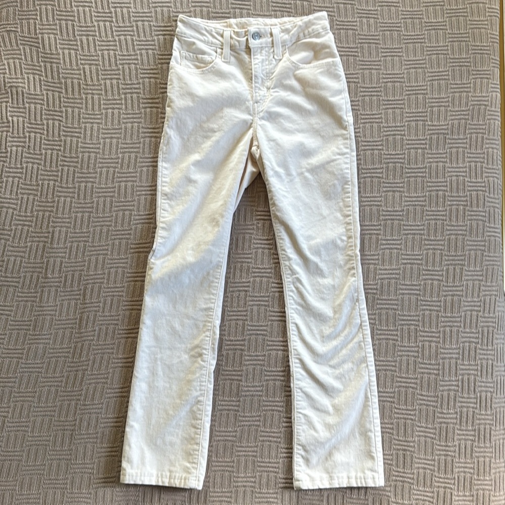 Levi's Off White/Cream Boot Cut Pants - Picture 5 of 16